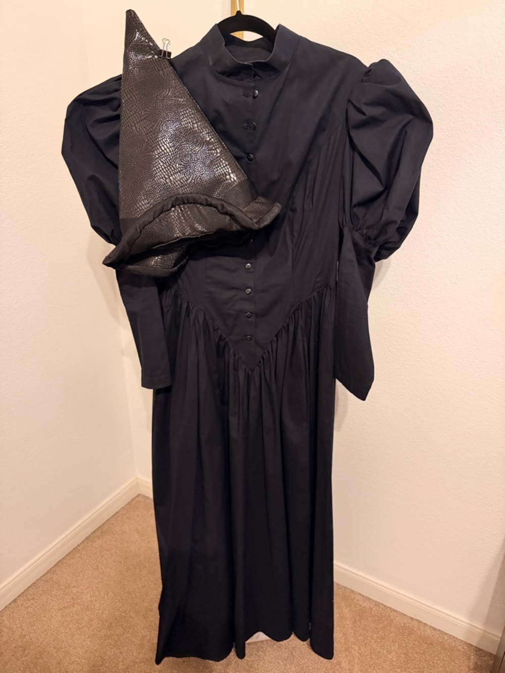 Witch Elphaba Costume Dress Hat Size Small